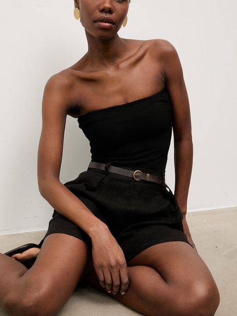 Answear.LAB szorty damskie lniane - zdjęcie produktu nr 1