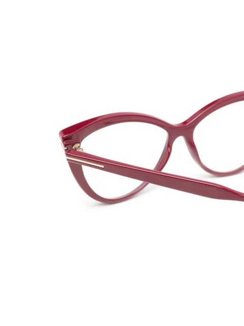 TOM FORD Eyewear cat-eye frame glasses - Red - zdjęcie produktu nr 2