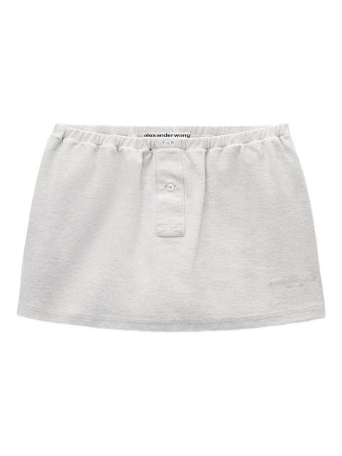 Alexander Wang button-placket miniskirt - Grey - zdjęcie produktu nr 1