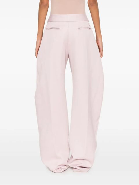 The Attico tailored wide-leg trousers - Pink