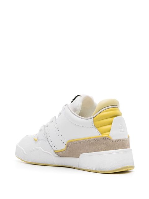ISABEL MARANT Emree panelled sneakers - Neutrals