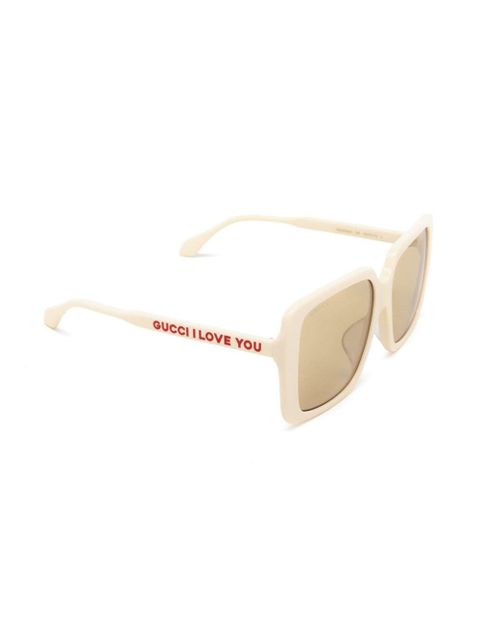 Gucci Eyewear square-frame sunglasses - White