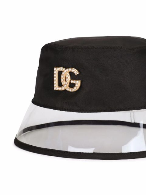 Dolce & Gabbana transparent-brim bucket hat - Black - zdjęcie produktu nr 2