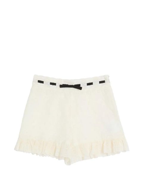 Valentino Garavani Daisy Sangallo shorts - Neutrals - zdjęcie produktu nr 1