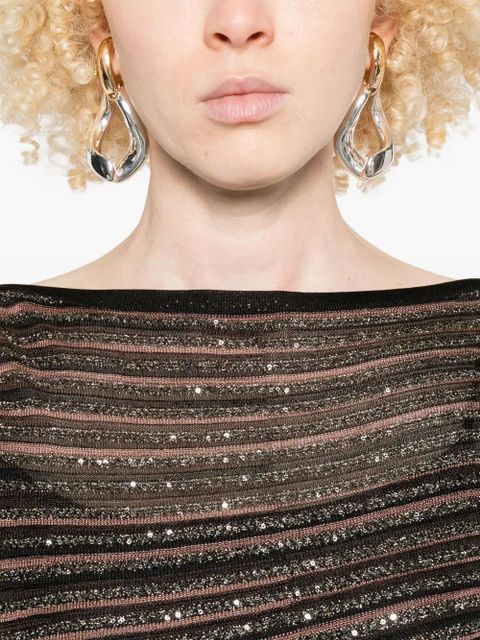 Missoni sequin-embellished maxi dress - Brown