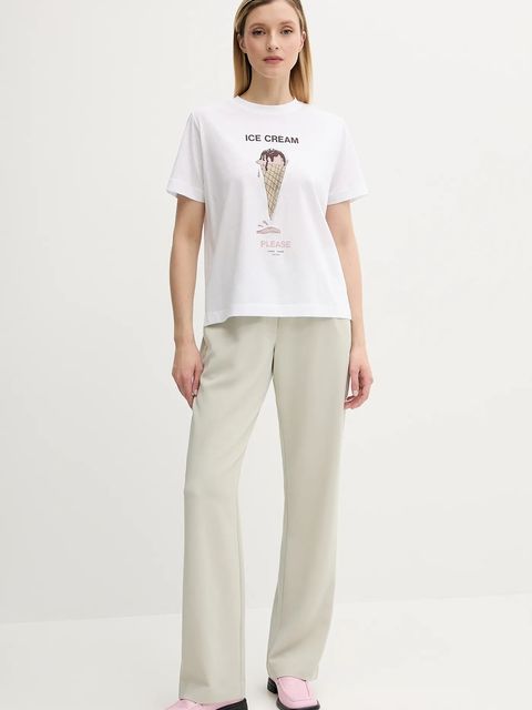 Samsoe Samsoe t-shirt bawełniany SACAMINO - zdjęcie produktu nr 1