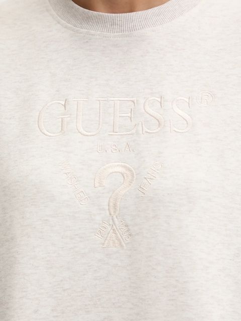 Guess bluza ROBERTA damska kolor beżowy z aplikacją V5RQ12 KC3D2