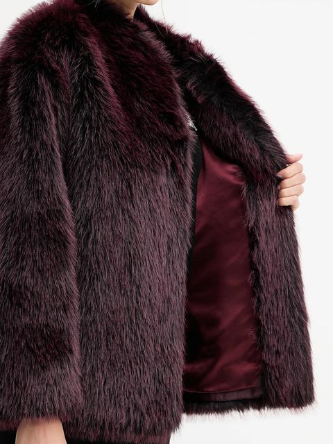 Patrizia Pepe płaszcz kolor bordowy 8O0197 E072