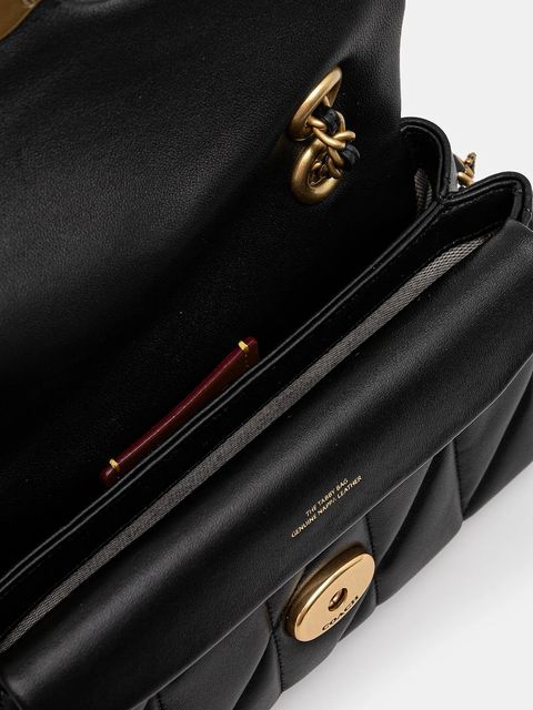 Coach torebka skórzana Tabby kolor czarny CP149