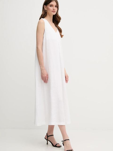 United Colors of Benetton sukienka lniana