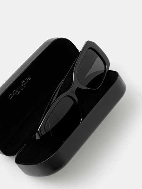 Coach okulary przeciwsłoneczne damskie kolor czarny 0HC8435U - zdjęcie produktu nr 2