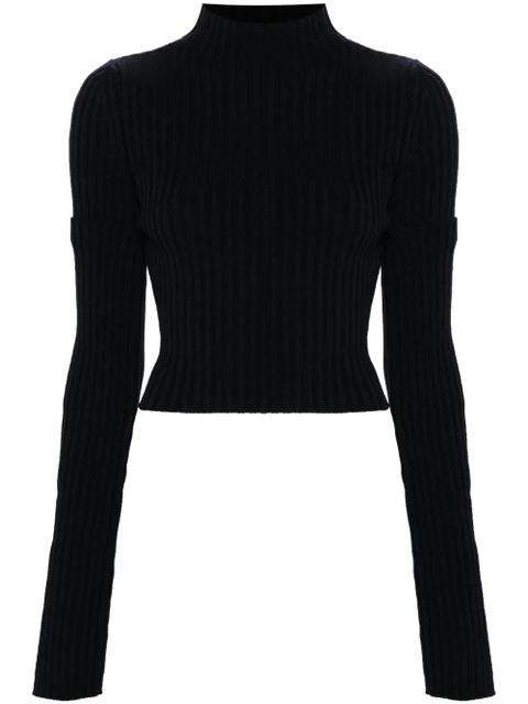 Balenciaga ribbed sweater - Blue - zdjęcie produktu nr 1