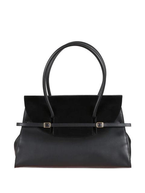 Simkhai suede strap tote bag - Black