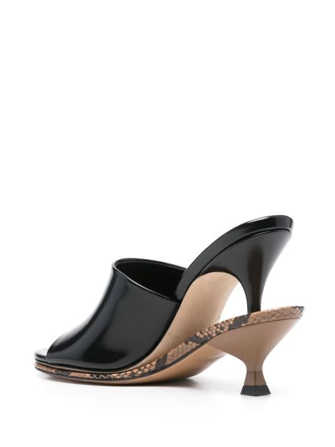 Jacquemus 110mm Les Doubles mules - Black