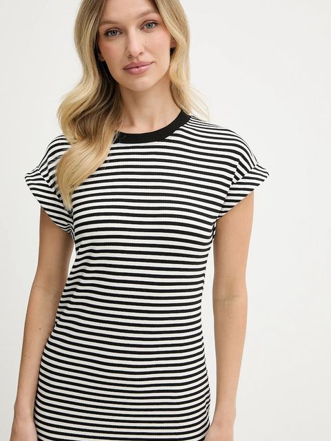 Tommy Hilfiger sukienka kolor czarny mini prosta WW0WW45804