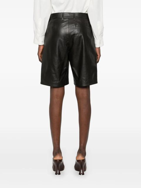 LEMAIRE leather shorts - Brown - zdjęcie produktu nr 2