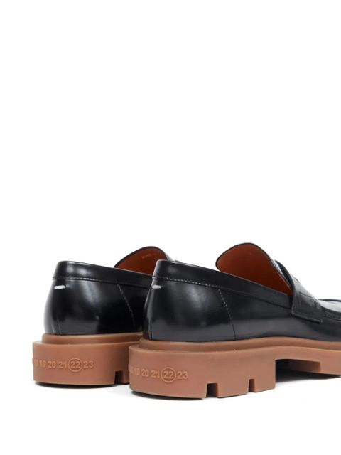 Maison Margiela Ivy leather loafers - Black