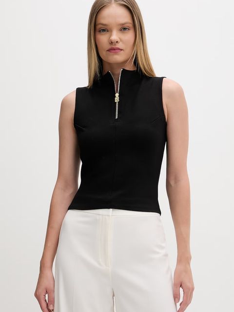 HUGO bluzka damska z wiskozy Doella - zdjęcie produktu nr 2