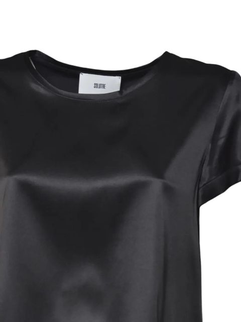 SOLOTRE short-sleeve top - Black