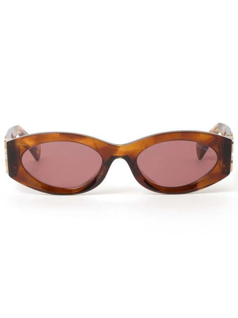 Miu Miu Eyewear Miu Glimpse sunglasses - Brown - zdjęcie produktu nr 1