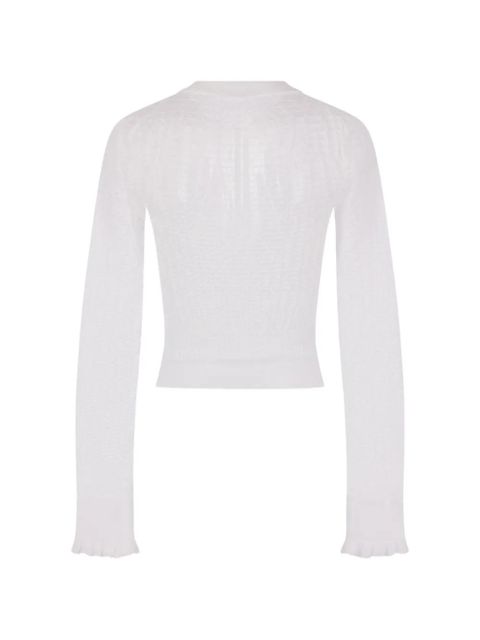 Cecilie Bahnsen crew-neck T-shirt - White - zdjęcie produktu nr 2