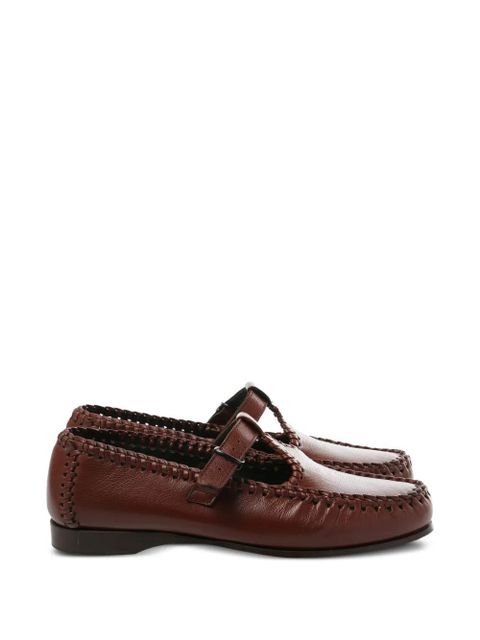 Hereu buckle braided shoes - Brown - zdjęcie produktu nr 1
