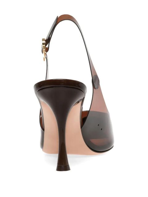 Gianvito Rossi 85mm Diana slingback heeled pumps - Brown