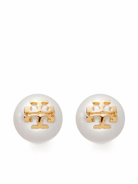 Tory Burch Kira pearl stud earrings - White - zdjęcie produktu nr 1