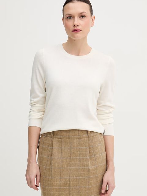 Barbour sweter z dodatkiem wełny Oakley