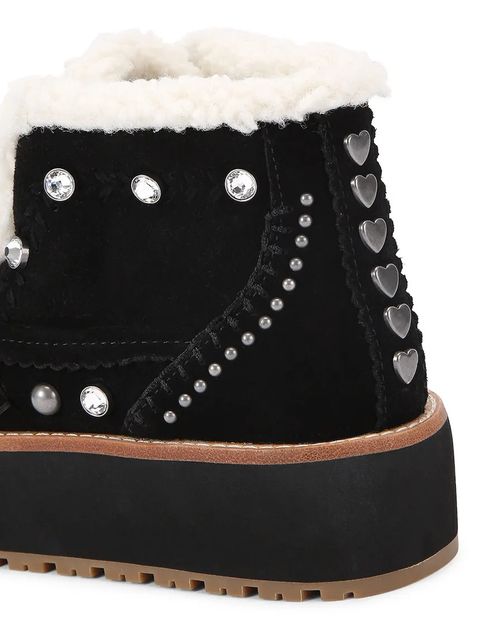 Kurt Geiger London śniegowce zamszowe Mansion Cosy Boot kolor czarny 4993900029 - zdjęcie produktu nr 2