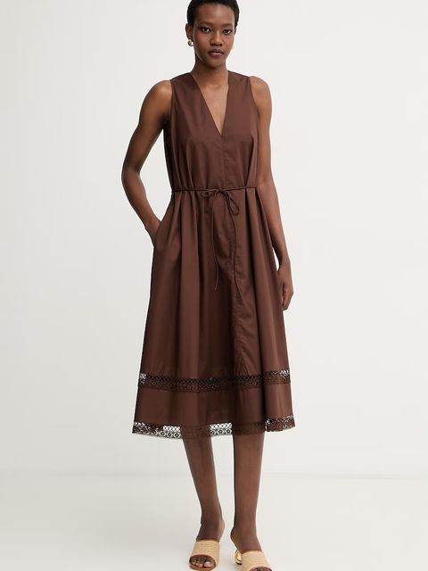 Twinset sukienka letnia bawełniana z elastanem - zdjęcie produktu nr 1