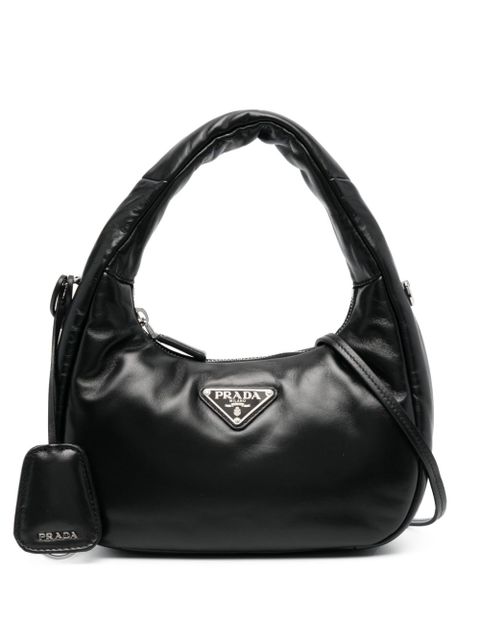 Prada mini Soft shoulder bag - Black - zdjęcie produktu nr 1