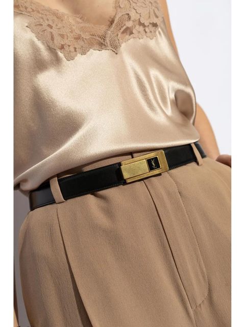 Saint Laurent leather belt - Black - zdjęcie produktu nr 2