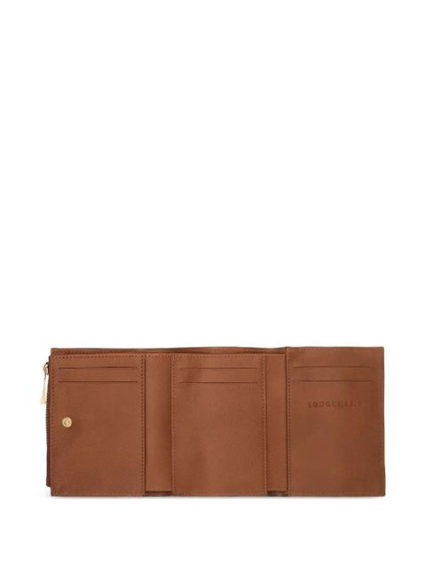Longchamp Épure leather zip wallet - Brown