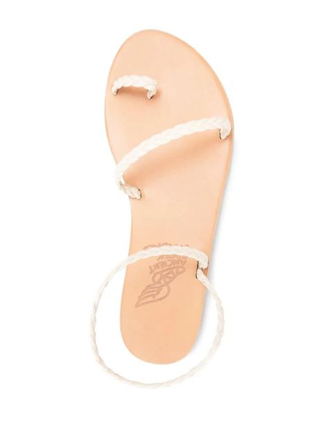 Ancient Greek Sandals Eleftheria braided-strap sandals - White