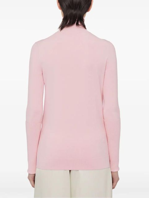 Jil Sander high-neck ribbed jumper - Pink