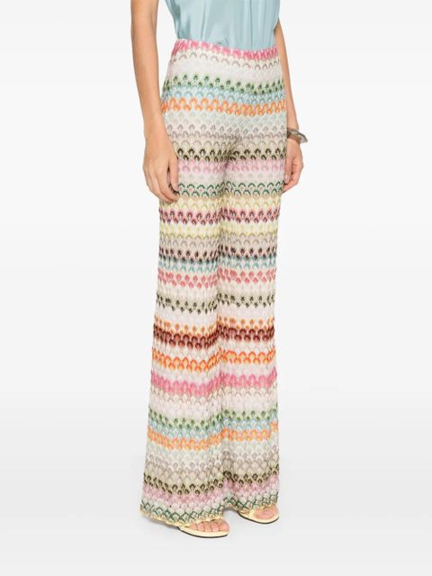 Missoni striped trousers - Green