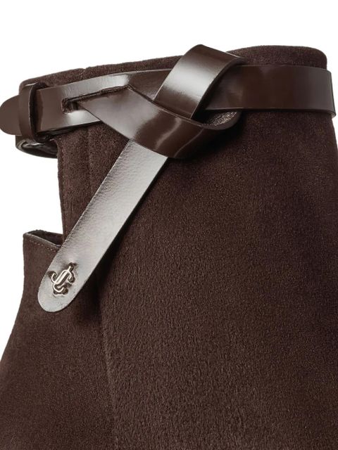 Jimmy Choo 85mm Camie suede ankle boots - Brown