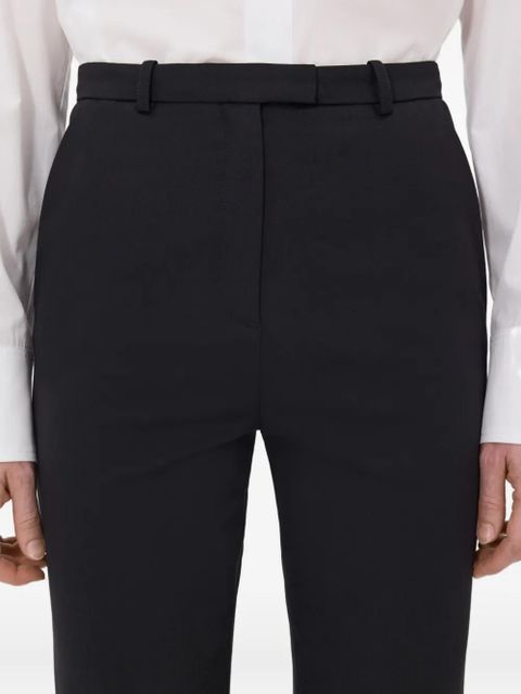 LouLou de Saison Carlo belt loops trousers - Black