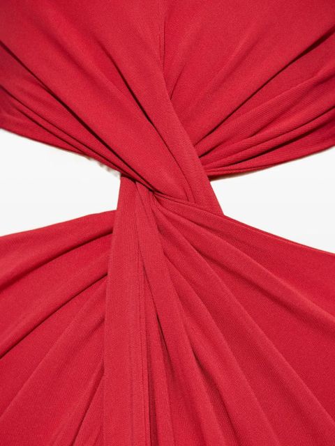 Cult Gaia Keri cut-out twisted maxi dress - Red
