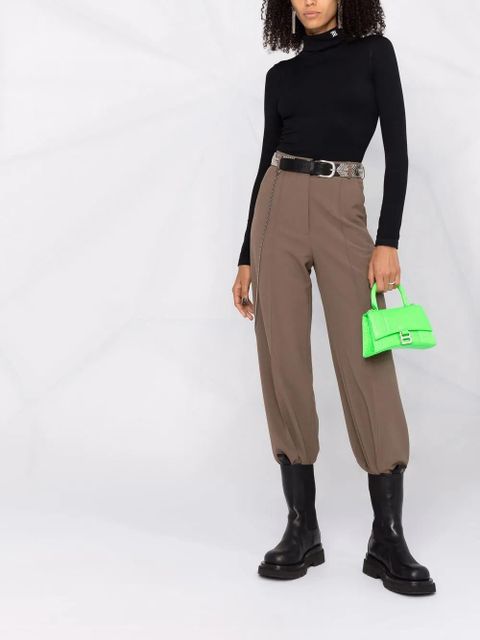 MISBHV funnel-neck fitted top - Black - zdjęcie produktu nr 2