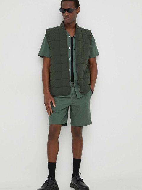 Rains bezrękawnik 19410 Vests kolor zielony przejściowy