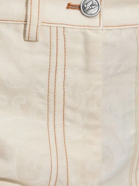 ETRO pocket-detail trousers - White