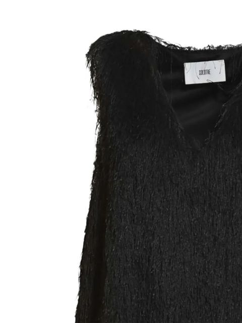 SOLOTRE V-neck dress - Black