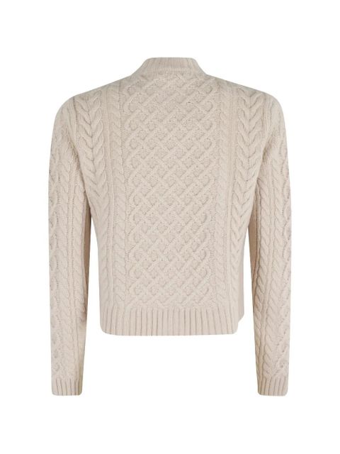 Weekend Max Mara cable-knit buttoned cardigan - Neutrals - zdjęcie produktu nr 2