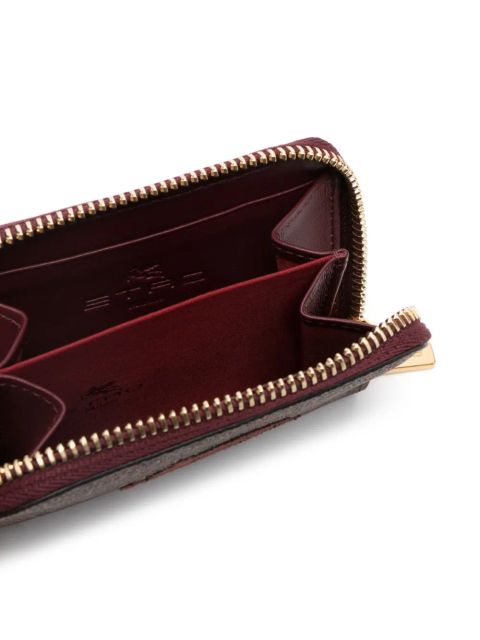 ETRO Pegaso zip-around wallet - Red