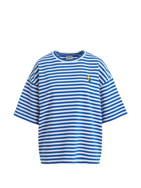 Essentiel Antwerp x Peanuts striped-pattern T-shirt - Blue - zdjęcie produktu nr 1