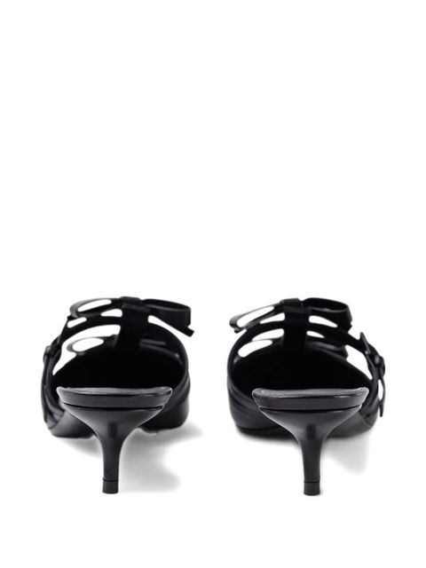Valentino Garavani 50mm bow-detail mules - Black