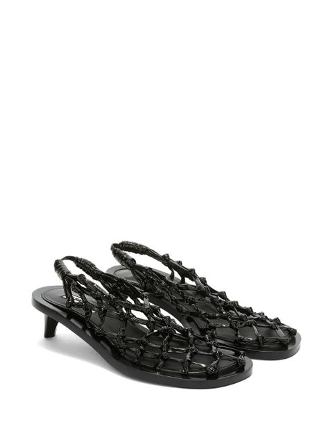 Jil Sander woven pumps - Black