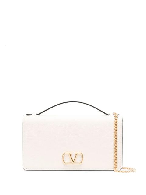 Valentino Garavani Vlogo Signature wallet-on-chain - Neutrals - zdjęcie produktu nr 1